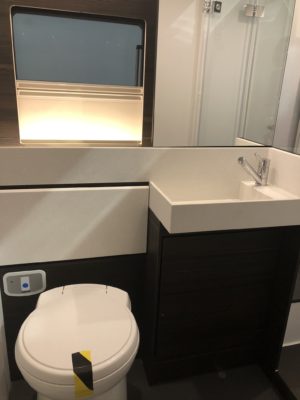 2020 Adria Astella caravan washroom