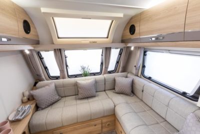 2020 Elddis Avanté 454 caravan lounge seating