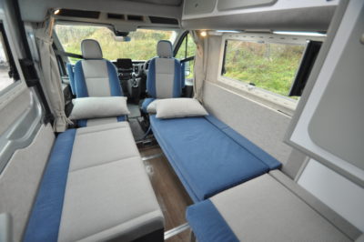 2020 Murvi Pimento XL motorhome sleeping arrangement