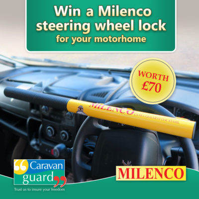Win a Milenco steering wheel lock