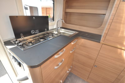 2020 Adria Matrix Axess 520 ST motorhome kitchen