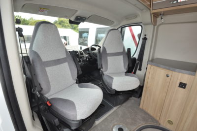 2020 Elddis Autoquest CV60 swivel cab seats