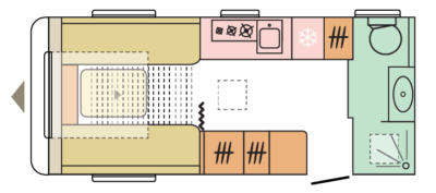 Adria Altea Aire floorplan