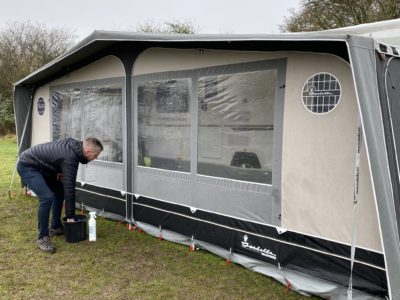 Cleaning your awning