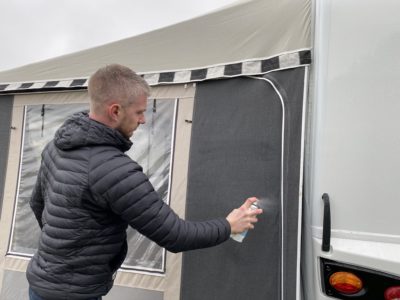 Cleaning your awning