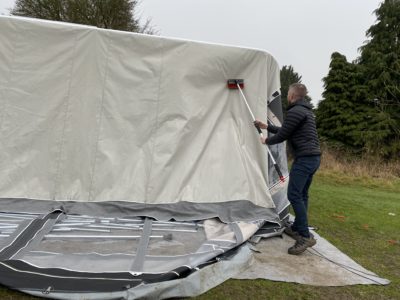 Cleaning your awning