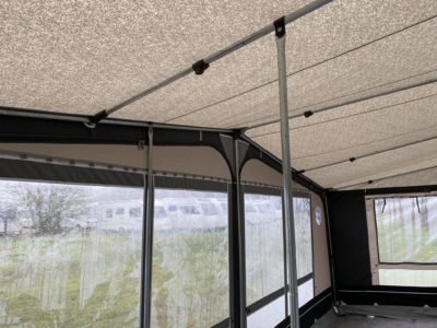 extra awning pole for stability