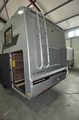 2021 Adria Matrix Supreme 670SL garage