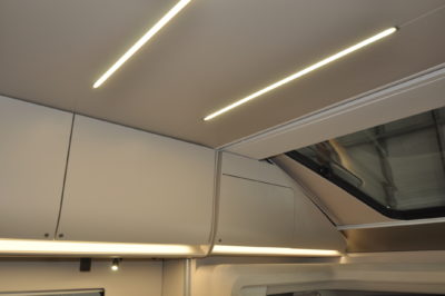 2021 Adria Matrix Supreme 670SL strip lighting