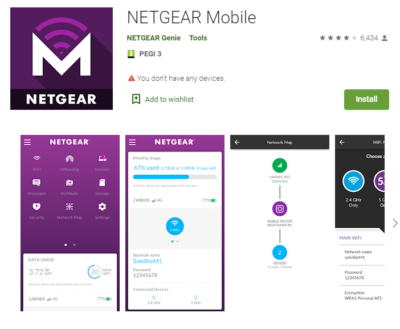 Netgear mobile app