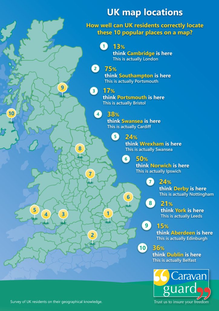 UK map locations results