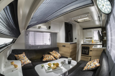 Adria Action cool caravan interior