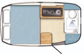 Barefoot caravan floorplan