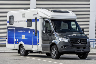 Mercedes electric motorhome base vehicle