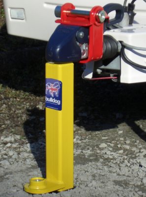 Bulldog caravan hitch post