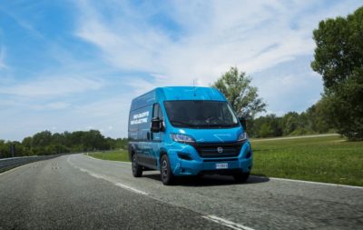 FiatDucato electric motorhome base vehicle