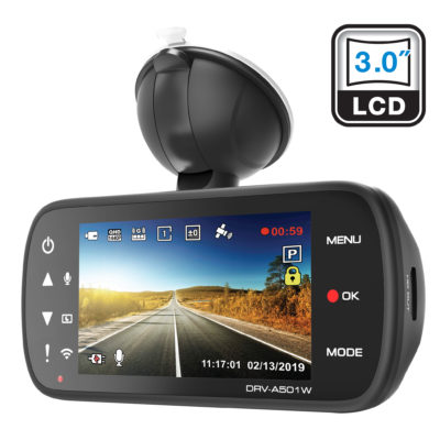 Kenwood DRV-A501W Travel ProPack dash cam