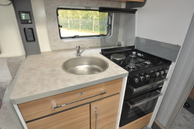 2021 Bailey Adamo 69-4 motorhome kitchen