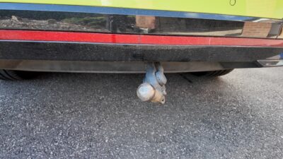 retractable towbar