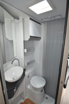 Adria Compact Supreme SC motorhome washroom