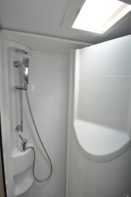 Adria Compact Supreme SC motorhome washroom