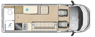 2021 Auto-Sleeper Kemerton XL motorhome floorplan