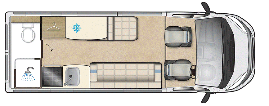 2021 Auto-Sleeper Kemerton XL motorhome floorplan