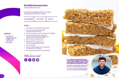 heart healthy banana bars