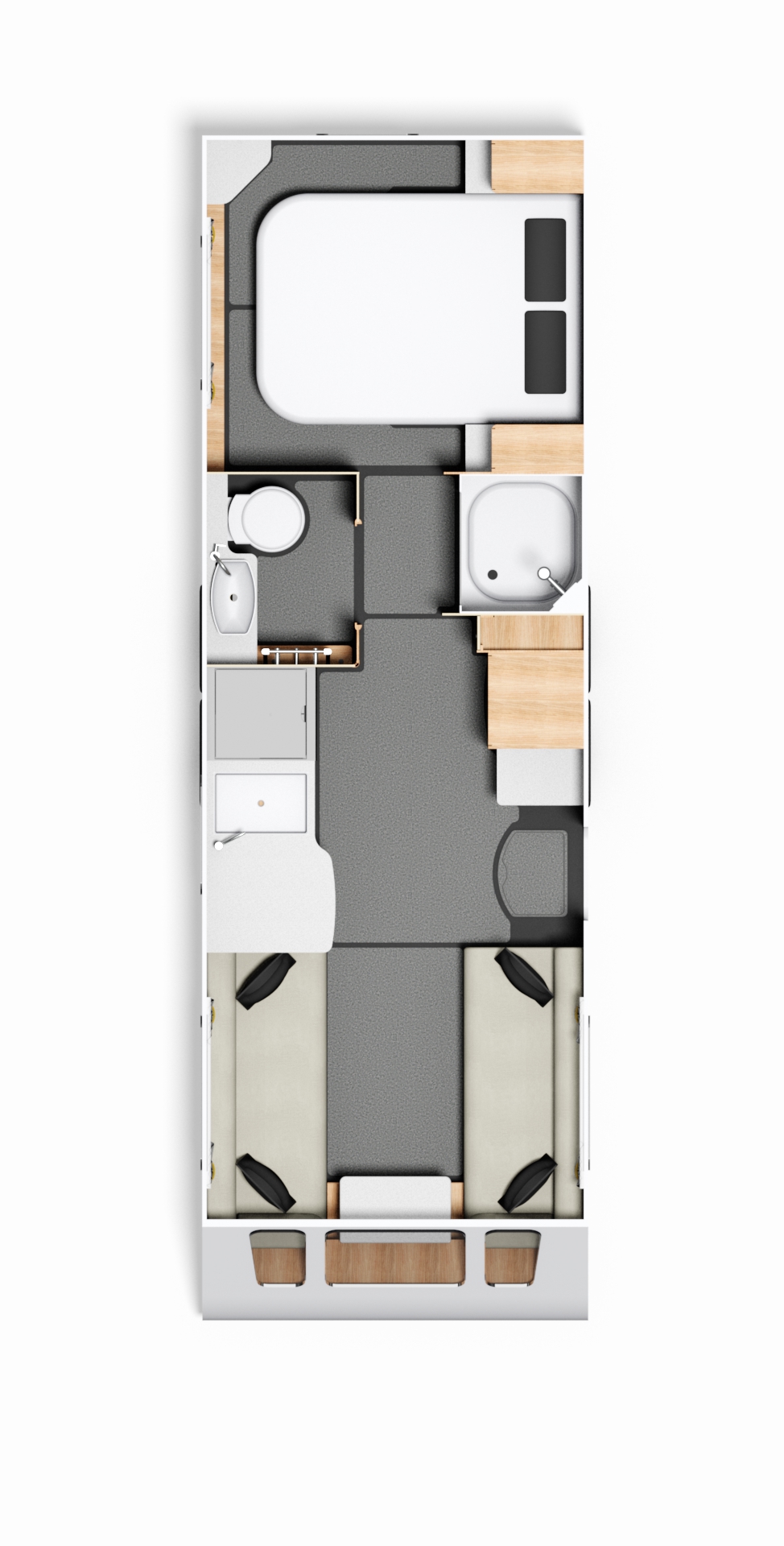 2022 Buccaneer Commodore caravan floorplan