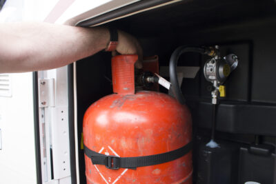 motorhome essentials - gas bottle