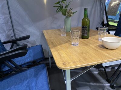 motorhome essential - camping chairs and table