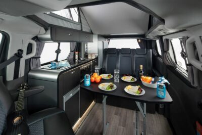 Swift Monza campervan lounge