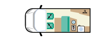 Alternative campervan layout