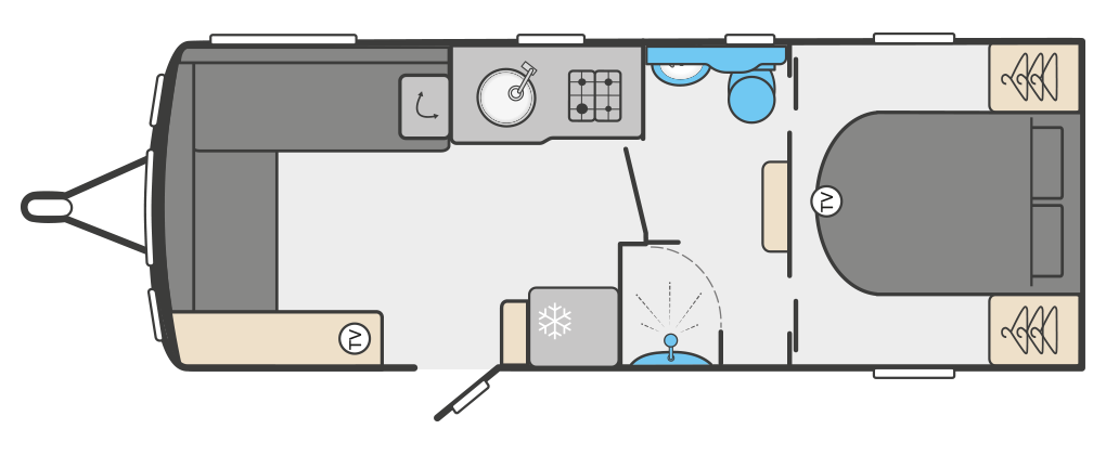 2022 Swift Challenger X 850 caravan