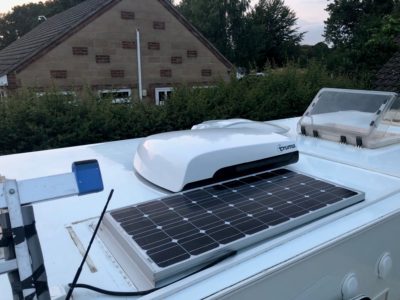 Moderning a motorhome with solar panels