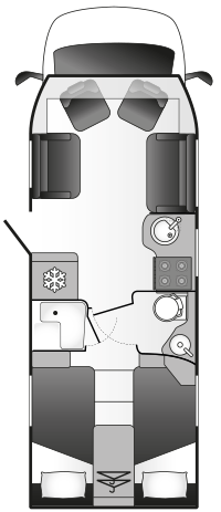 2023 Coachman Travel Master 565 motorhome floorplan