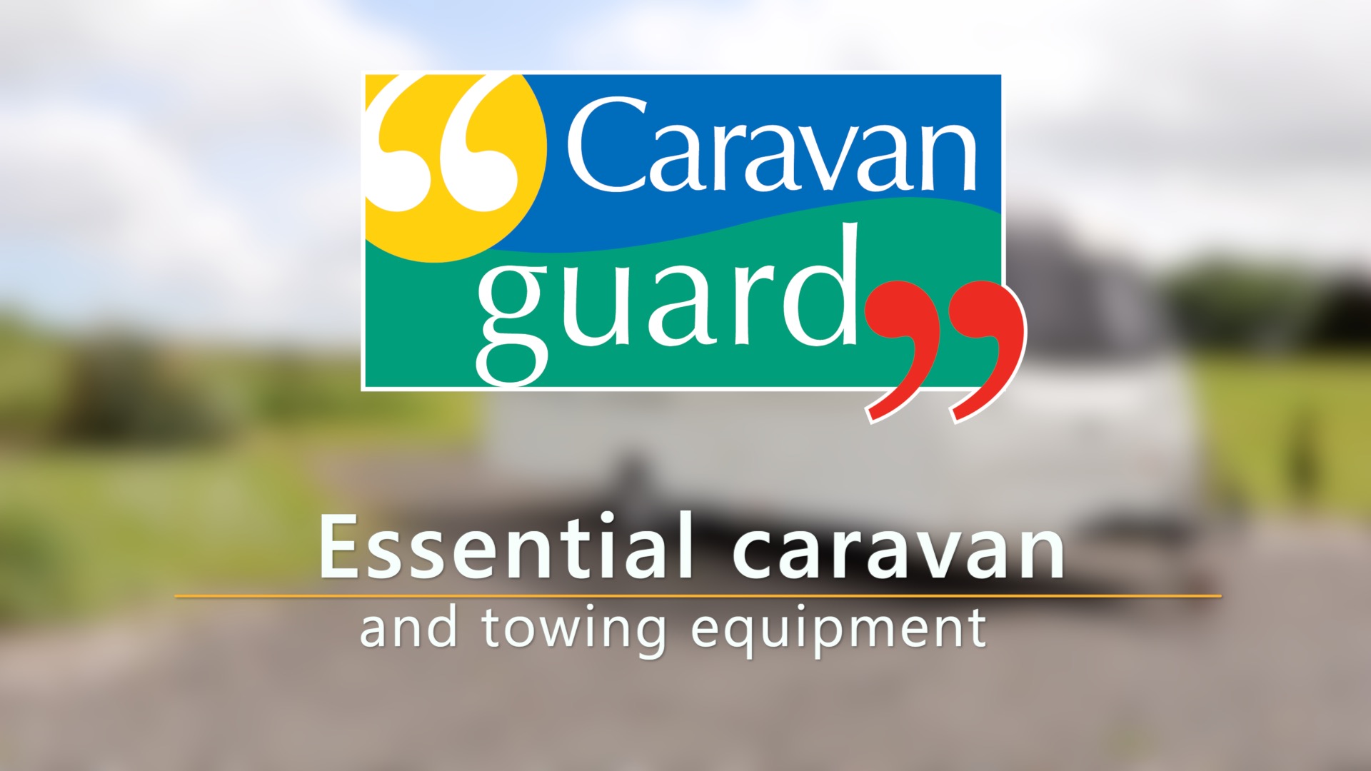 Video Essential towing and caravanning kit Caravan Guard