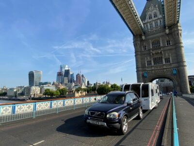 Tower Bridge caravanning