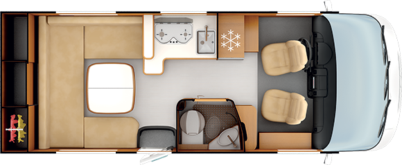 2022 Rapido 8F 854F motorhome floorplan