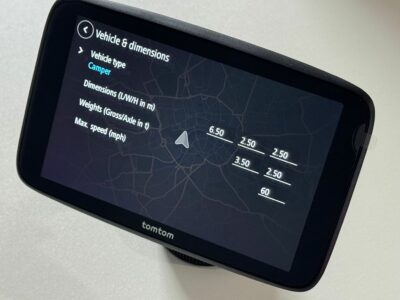 TomTom GO Camper Max sat nav 