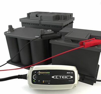CTEX MXS 10 battery charger on battery