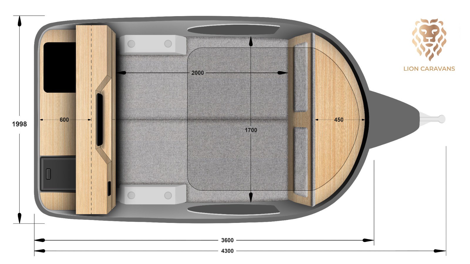 2023 Lion Caravans Cub micro caravan