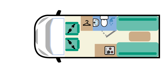 campervan layout rear lounge
