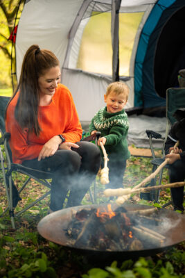 firepit when camping - Image supplied by Outwell