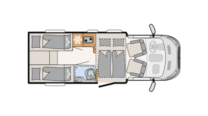 2023 Dethleffs Just Go T 6815 EB motorhome