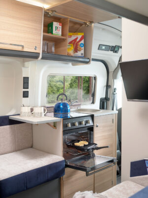 Bailey Endeavour campervan kitchen