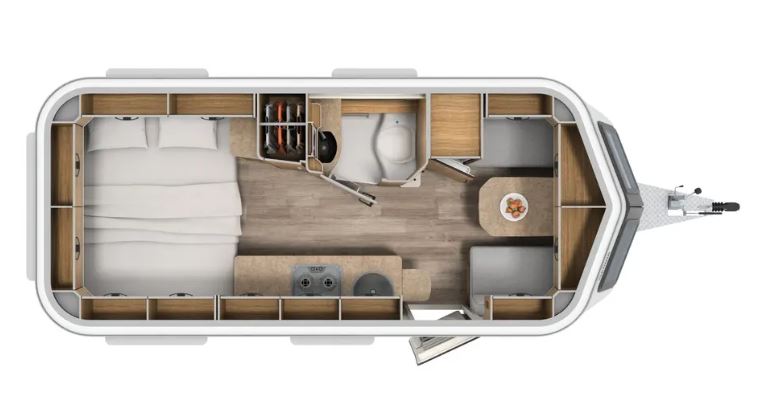 2024 Eriba Touring 630 floorplan