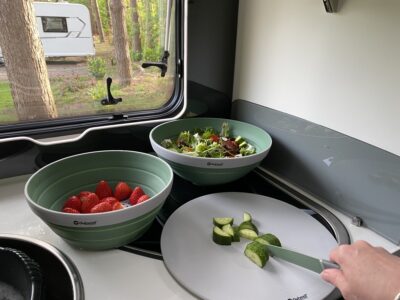 Outwell Collaps bowl and colander set