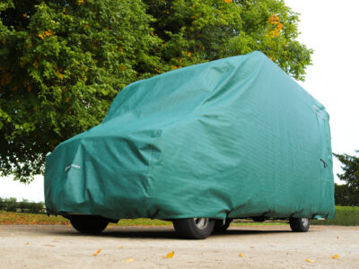 green motorhome cover