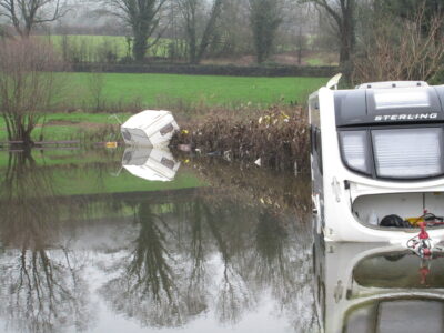 flooded caravans 